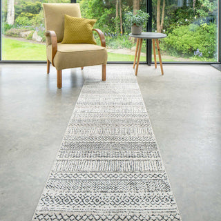 Soft Underfoot Grey Tribal Moroccan Berber Runner Rug