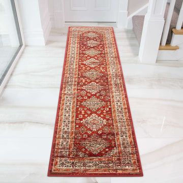 Red Traditional Kilim Living Room Rugs