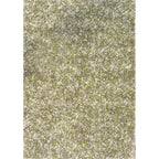 Mottled Dark Green Shaggy Rug for Living Room