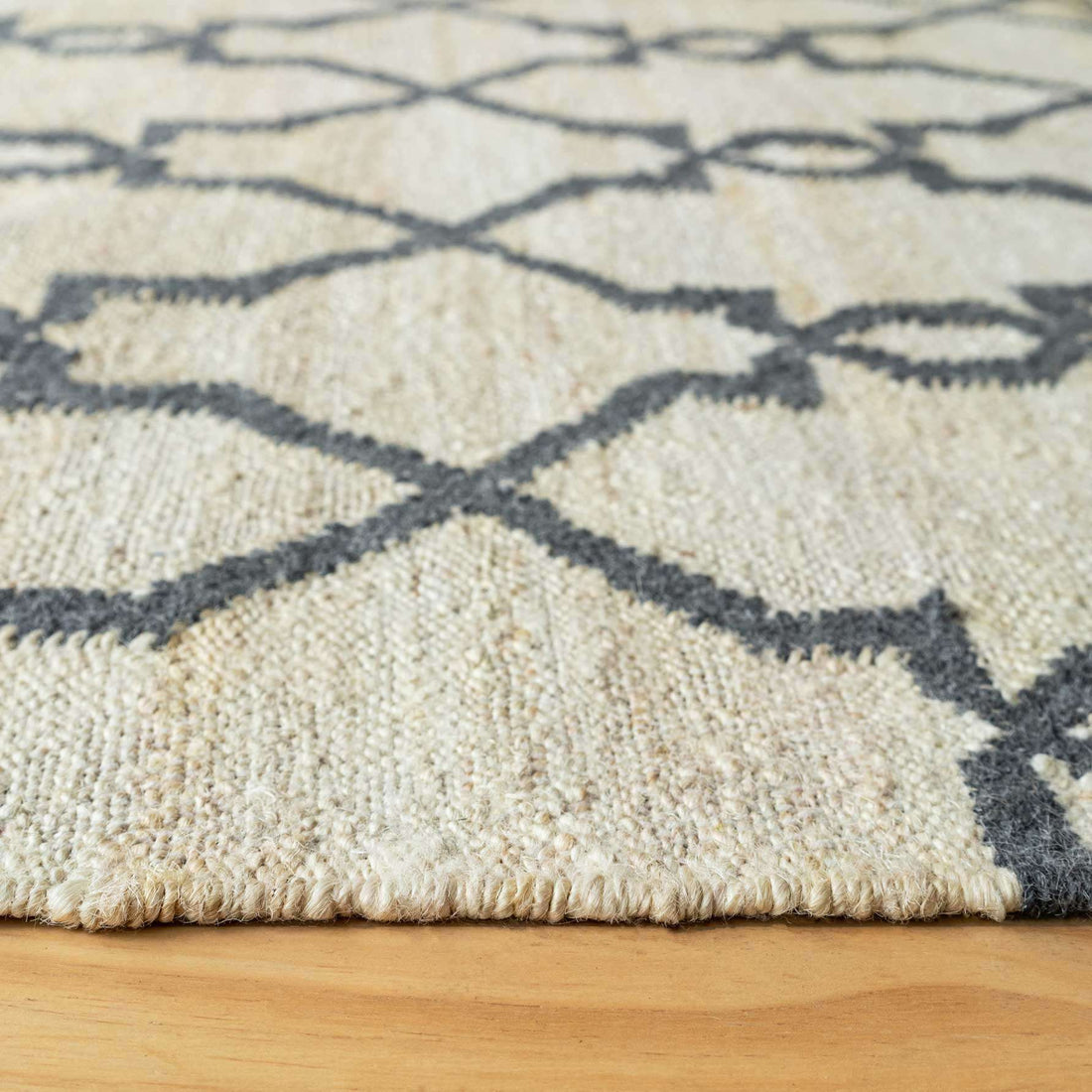 Cream Trellis Natural Jute Area Rug - Trellis | Living Room Rugs ...