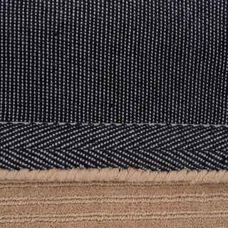 Beige Bordered Wool Rug - Olann Beige