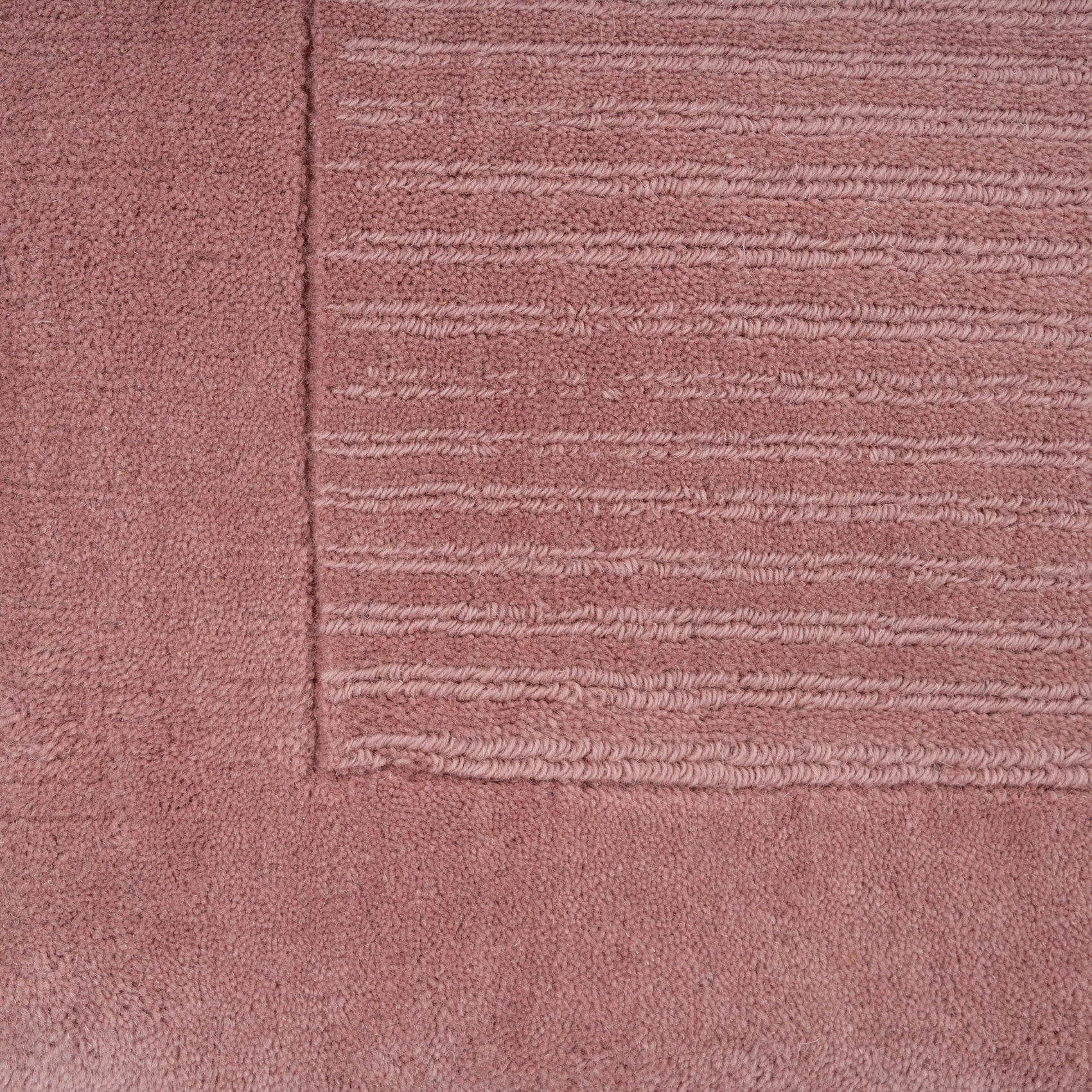 Blush Bordered Wool Rug - Olann Blush