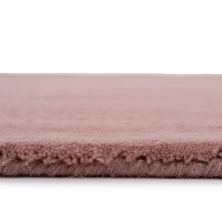 Blush Bordered Wool Rug - Olann Blush