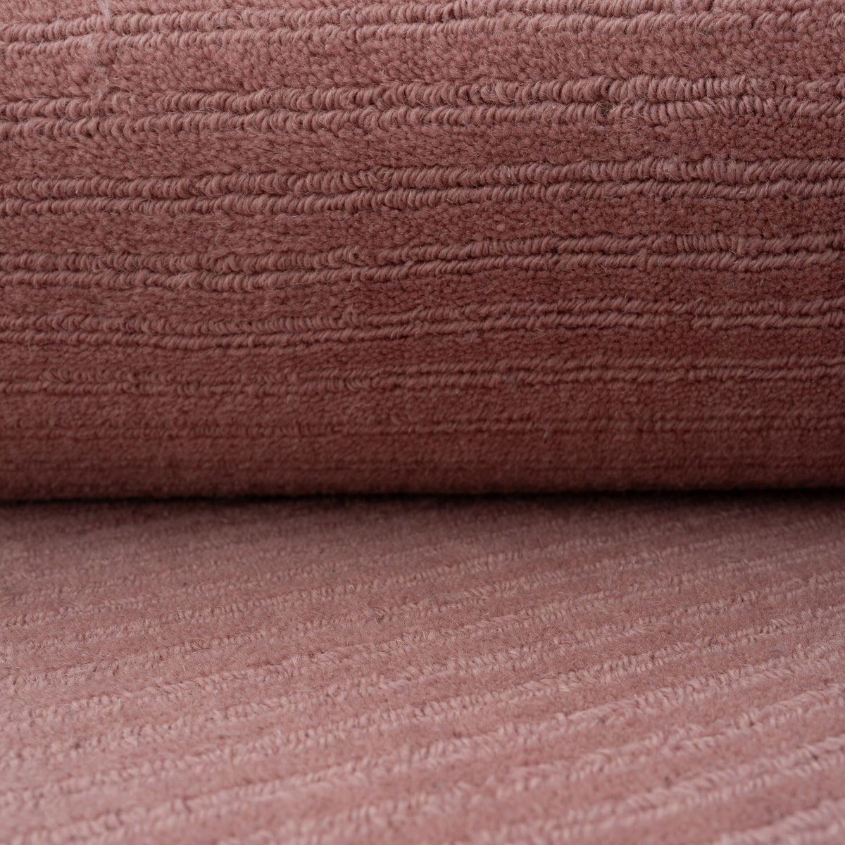 Blush Bordered Wool Rug - Olann Blush