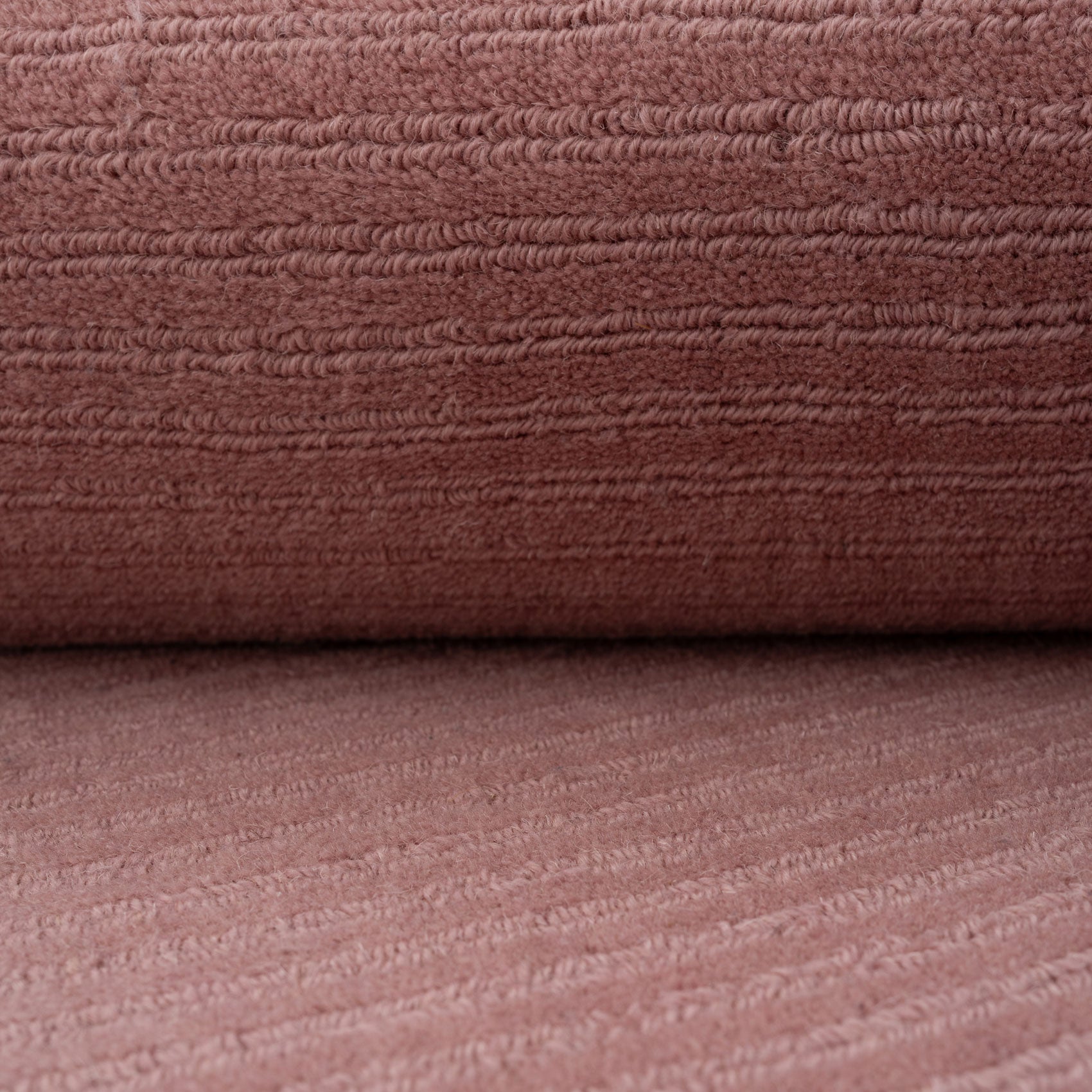 Blush Bordered Wool Rug - Olann Blush