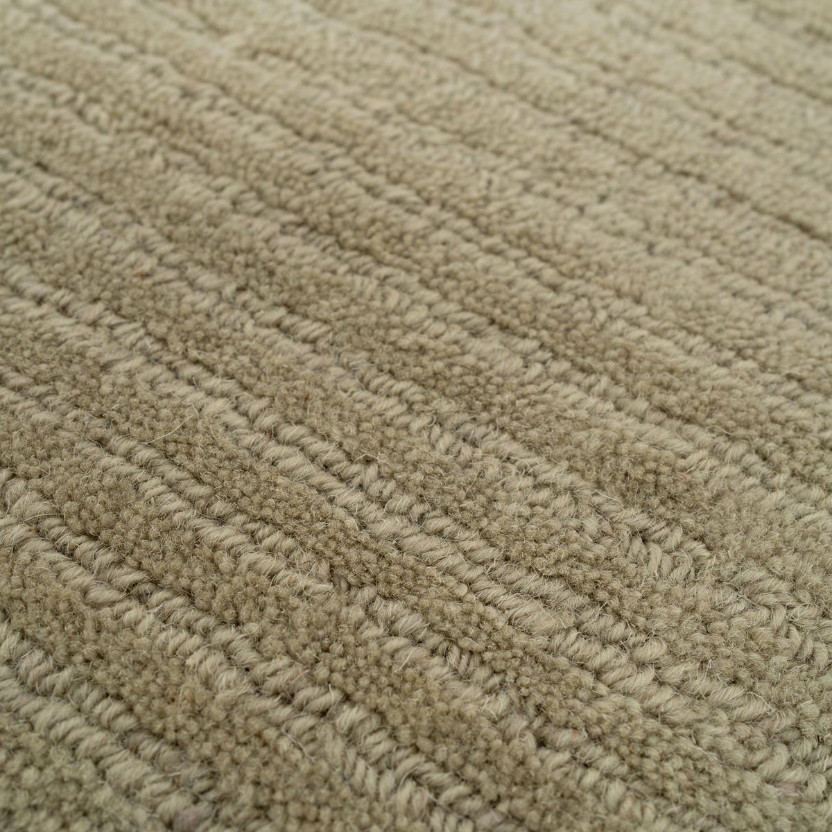 Green Bordered Wool Rug - Olann Green