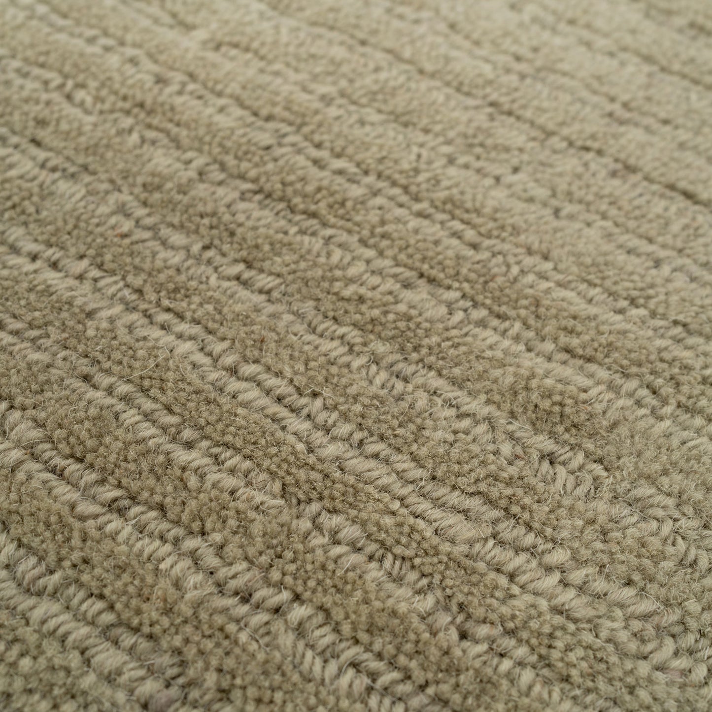 Green Bordered Wool Rug - Olann Green