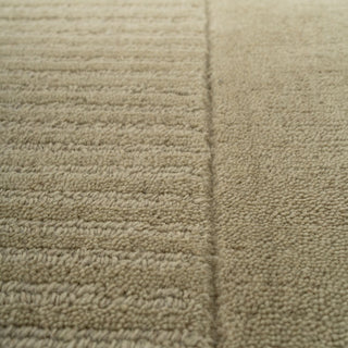 Green Bordered Wool Rug - Olann Green