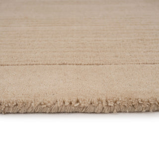 Neutral Bordered Wool Rug - Olann Neutral