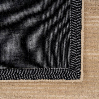 Neutral Bordered Wool Rug - Olann Neutral