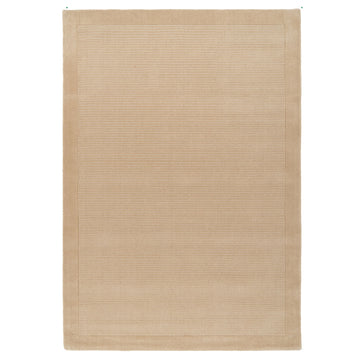 Neutral Bordered Wool Rug - Olann Neutral