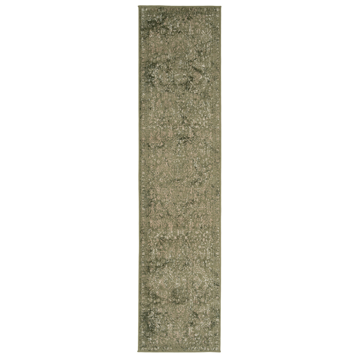 Green Vintage Medallion Runner - Linden