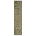 Green Vintage Medallion Runner - Linden