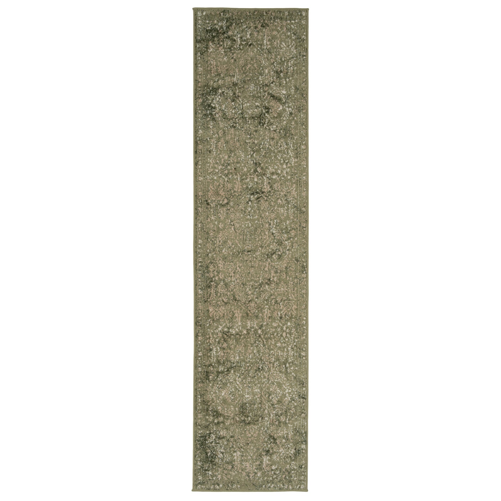 Green Vintage Medallion Runner - Linden
