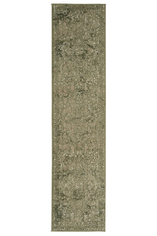Green Vintage Medallion Area Rug - Linden