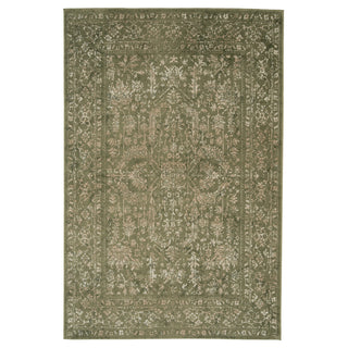 Green Vintage Medallion Area Rug - Linden