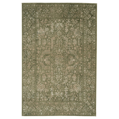 Green Vintage Medallion Area Rug - Linden