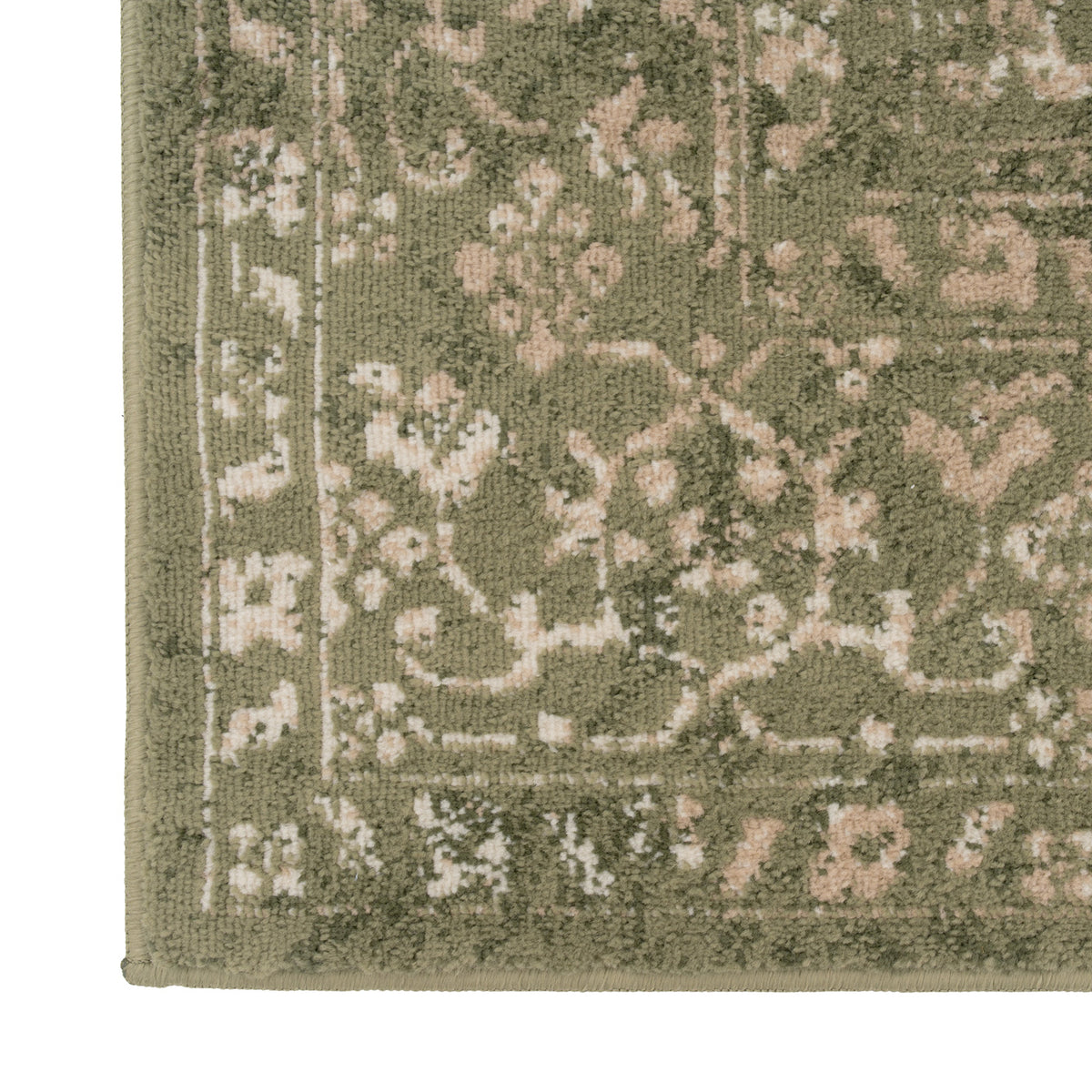 Green Vintage Medallion Area Rug - Linden