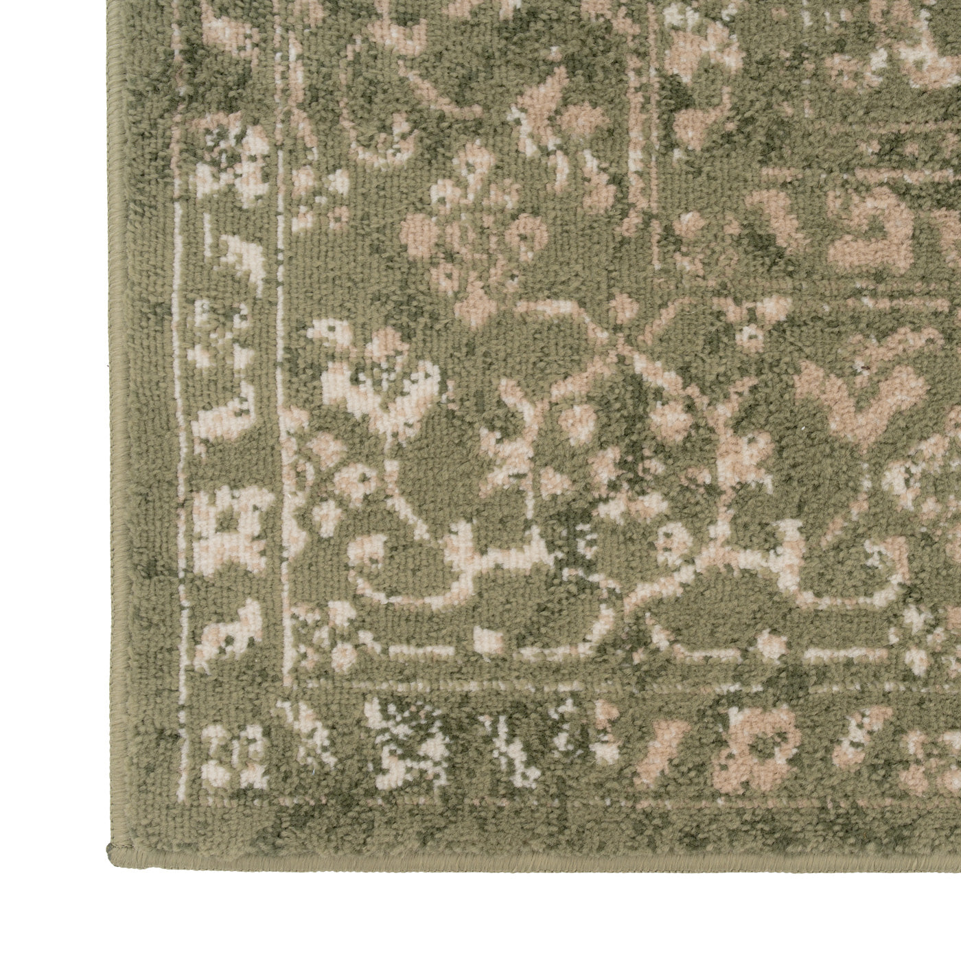 Green Vintage Medallion Area Rug - Linden