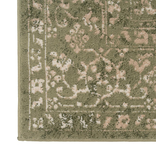 Green Vintage Medallion Area Rug - Linden
