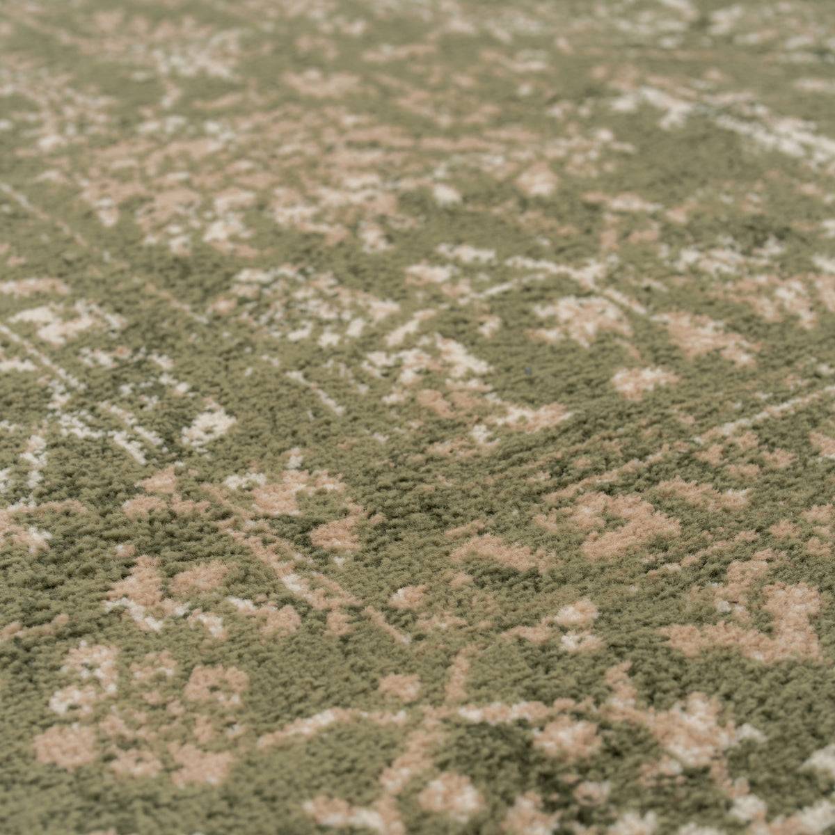 Green Vintage Medallion Area Rug - Linden