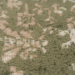 Green Vintage Medallion Area Rug - Linden