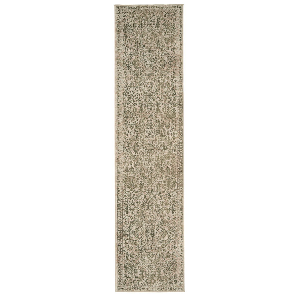 Sage Green Vintage Runner - Isadora