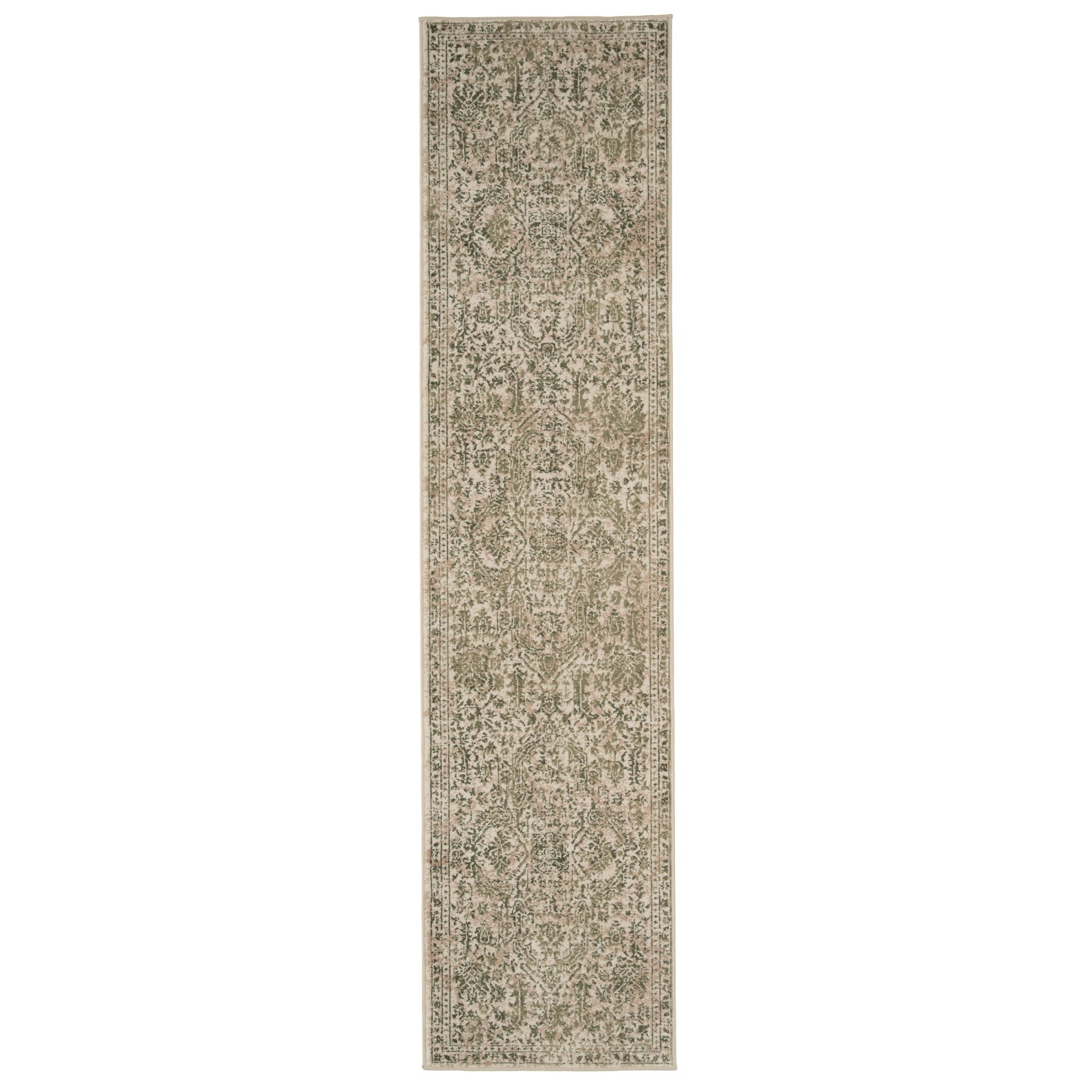 Sage Green Vintage Runner - Isadora