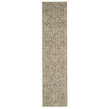 Sage Green Vintage Runner - Isadora
