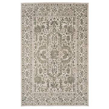 Sage Green Vintage Area Rug - Isadora