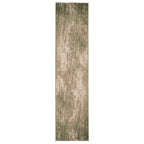 Muted Green Abstract Runner - Jasper
