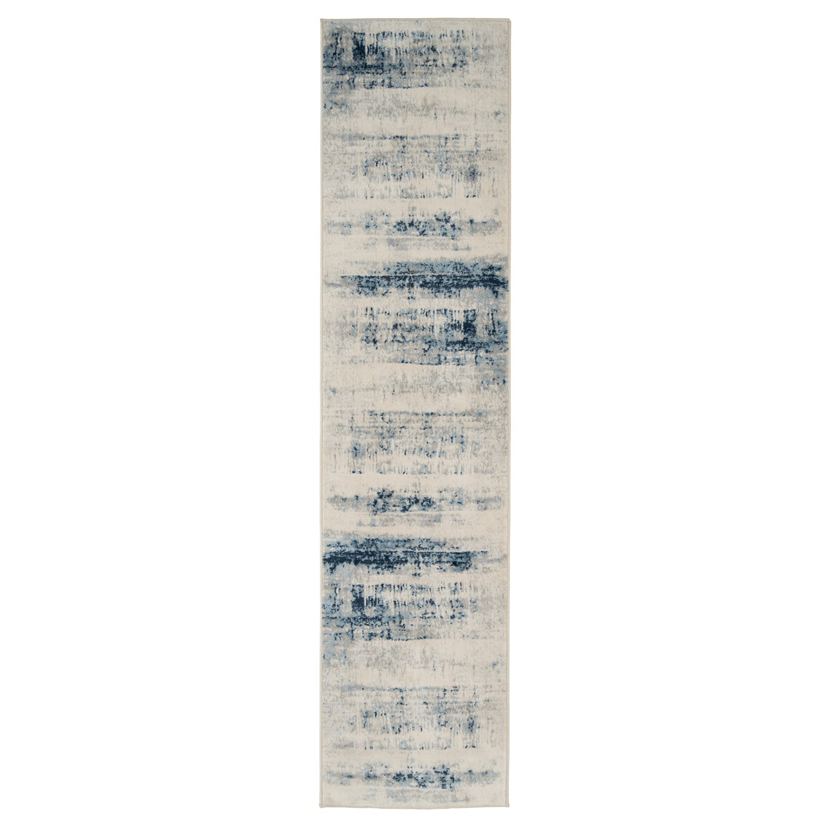Blue Watercolour Abstract Runner - Lennox