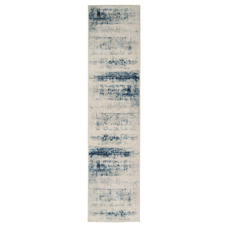 Blue Watercolour Abstract Runner - Lennox