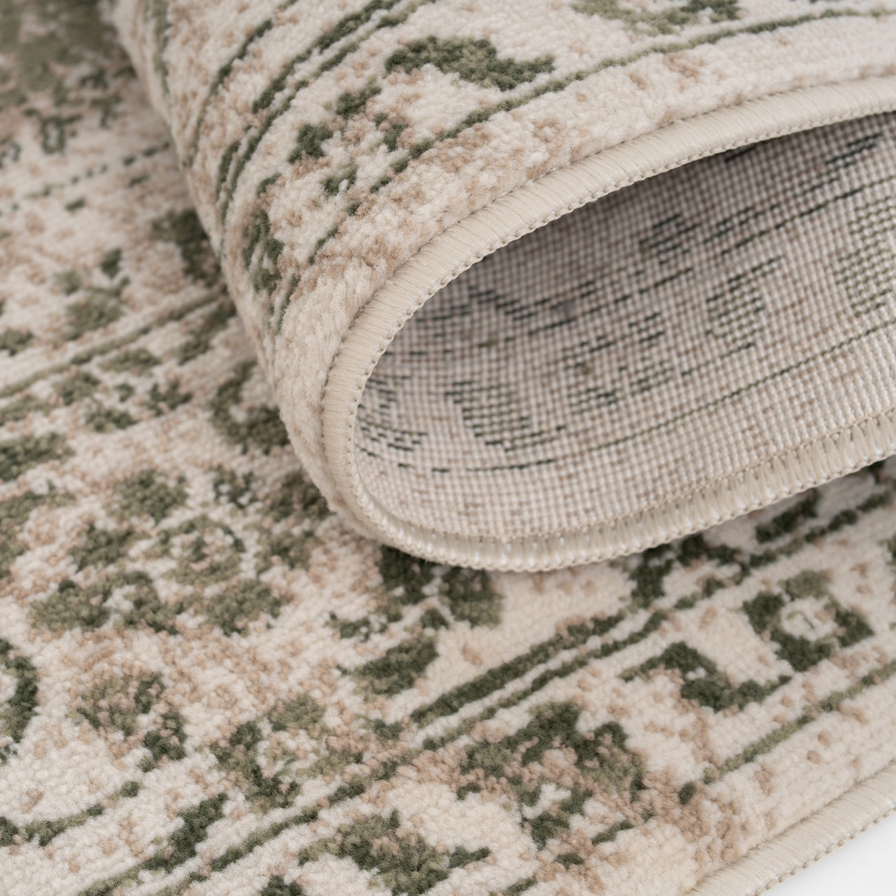 Sage Green Vintage Area Rug - Isadora