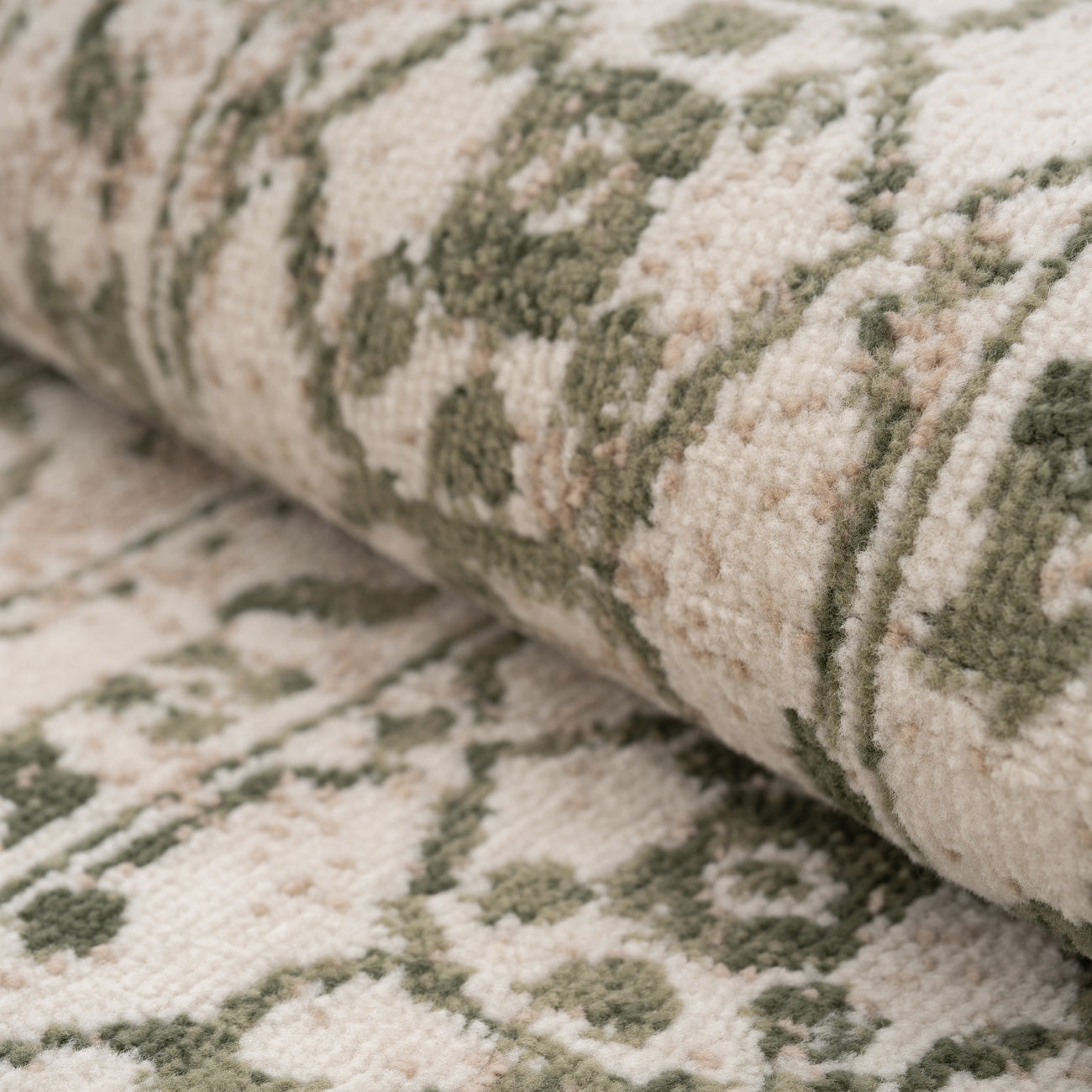 Sage Green Vintage Area Rug - Isadora