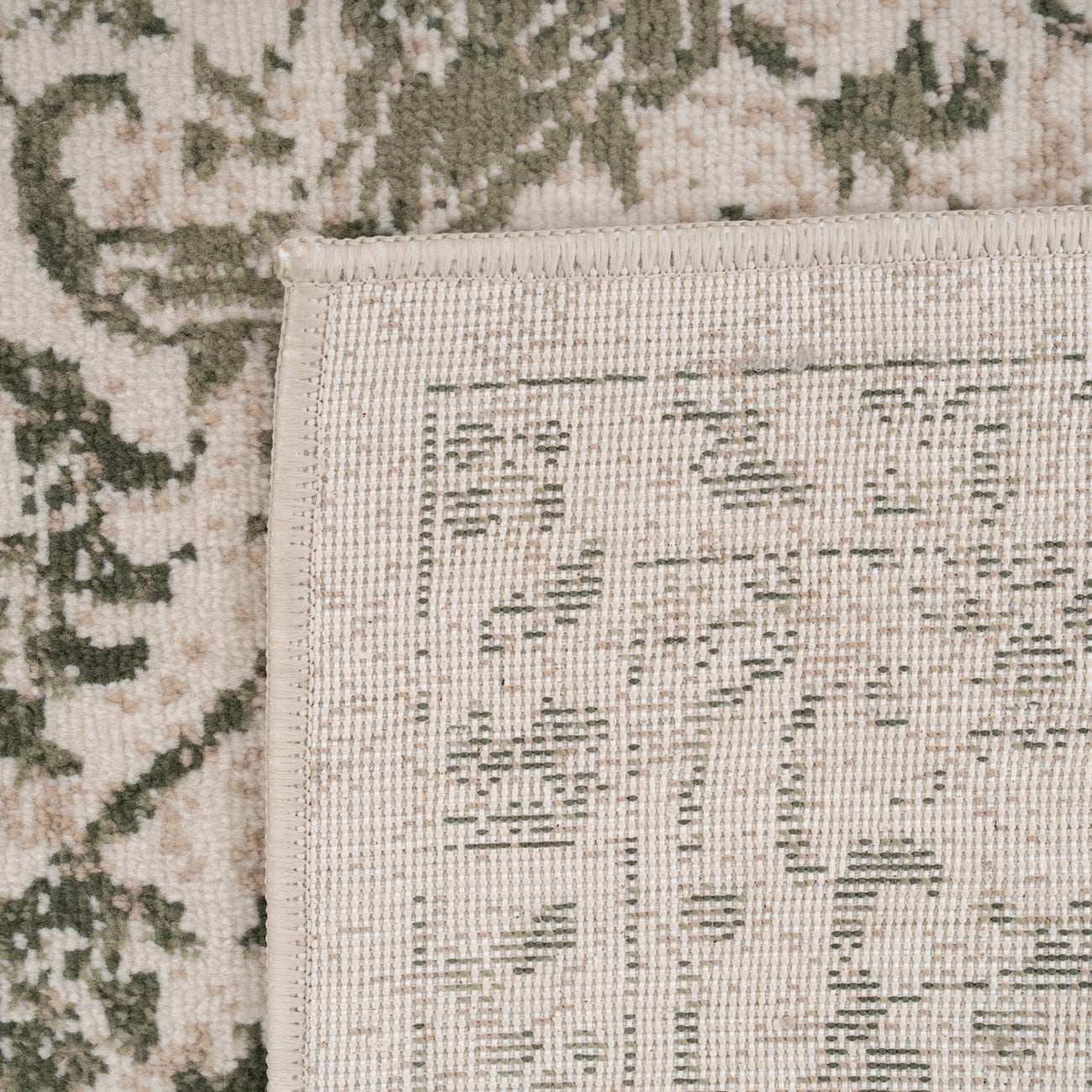 Sage Green Vintage Area Rug - Isadora