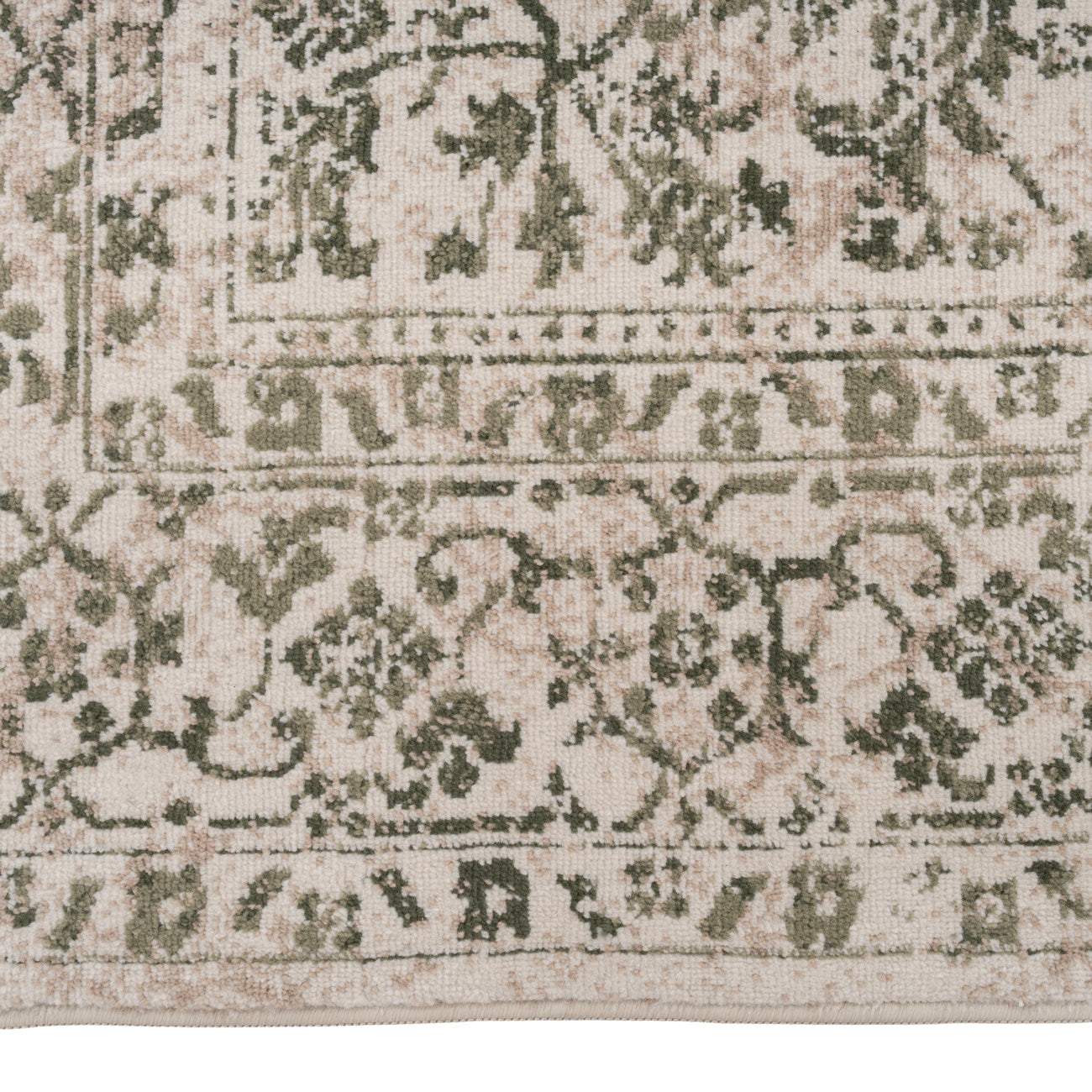 Sage Green Vintage Runner - Isadora