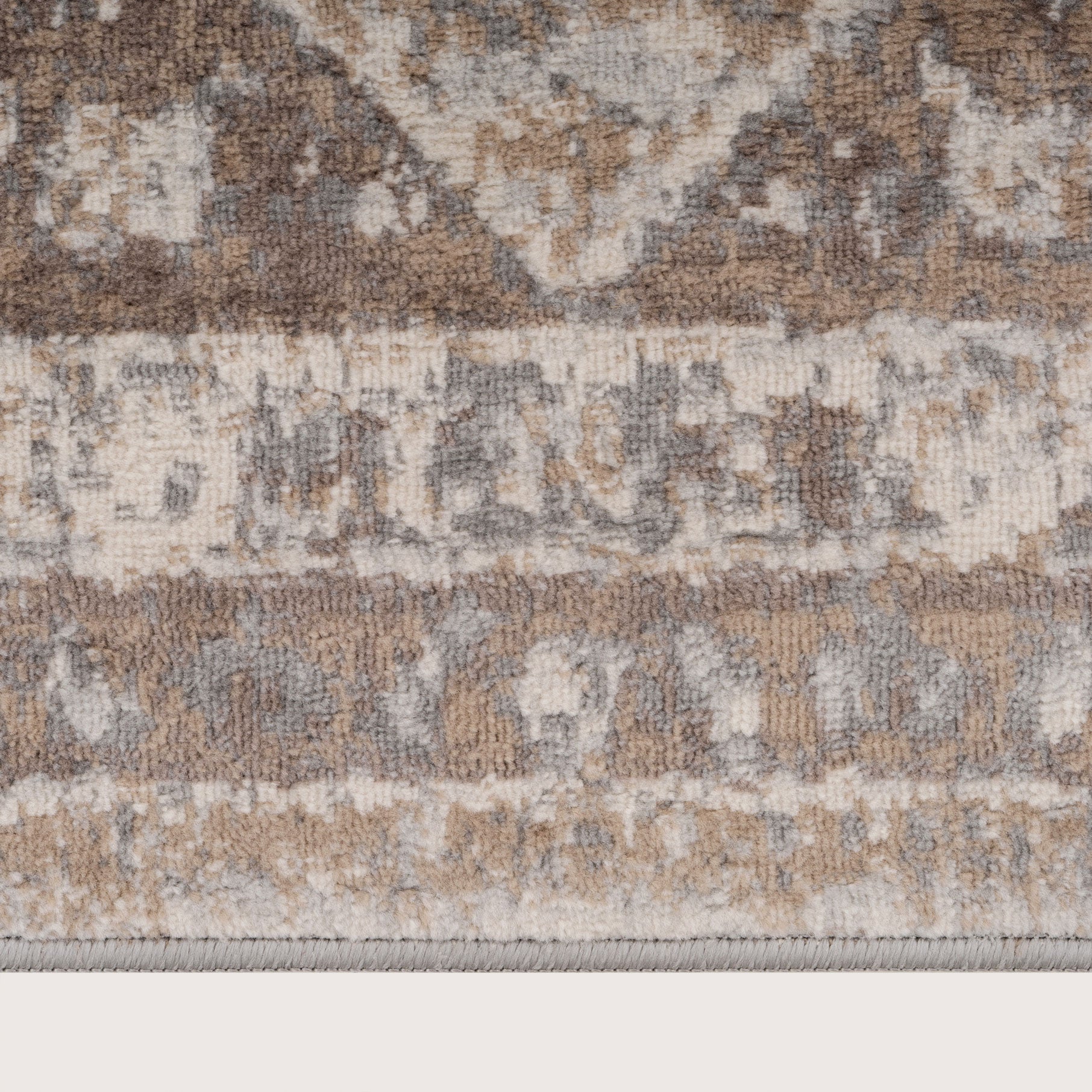 Traditional Distressed Chic Beige Area Rug