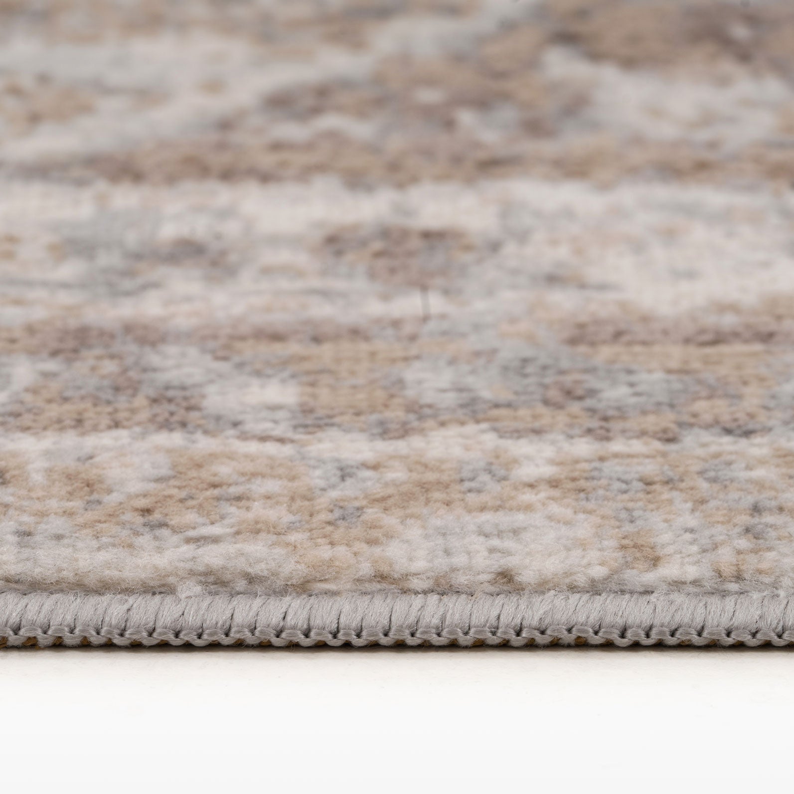 Traditional Distressed Chic Beige Area Rug