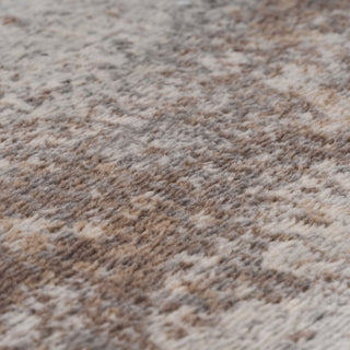 Beige Abstract Runner Rug