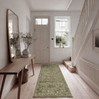 Green Vintage Medallion Runner - Linden