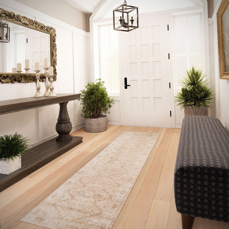 Beige Aztec Living Room Rug | Living Room Rugs | Kukoon Rugs Online