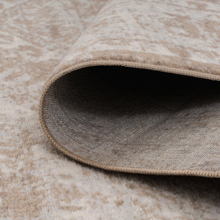 Beige Aztec Runner Rug