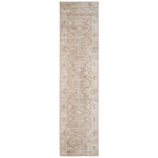 Beige Aztec Runner Rug