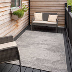 Abstract Grey Outdoor Rug - Pavillion