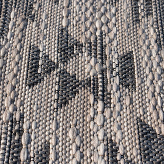 Aztec Grey Outdoor Rug - Pavillion