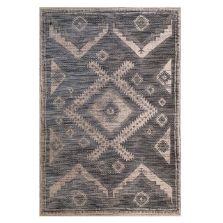Geometric Grey Outdoor Rug - Pavillion