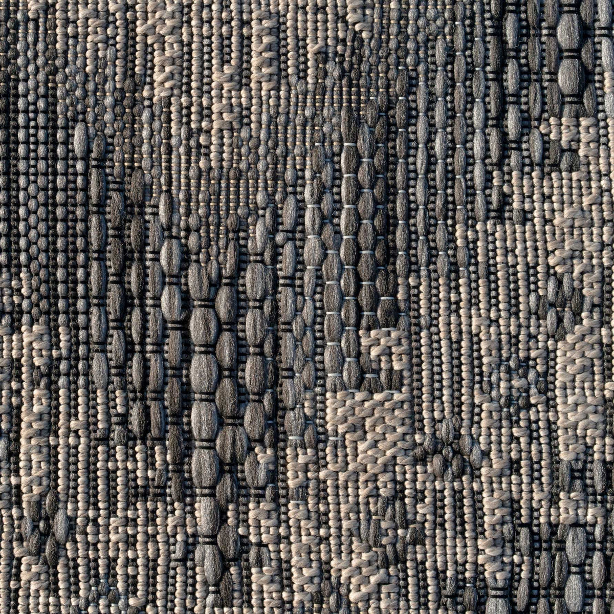 Geometric Grey Outdoor Rug - Pavillion