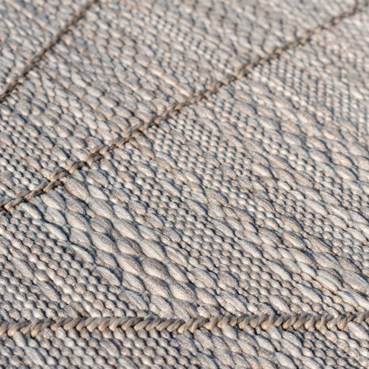 Modern Grey Outdoor Rug - Bonnie