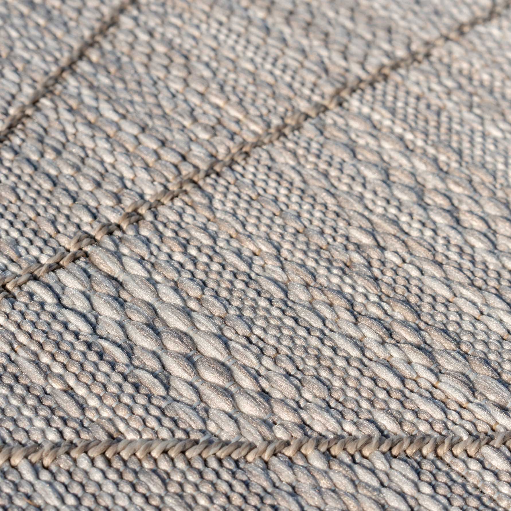 Modern Grey Outdoor Rug - Bonnie